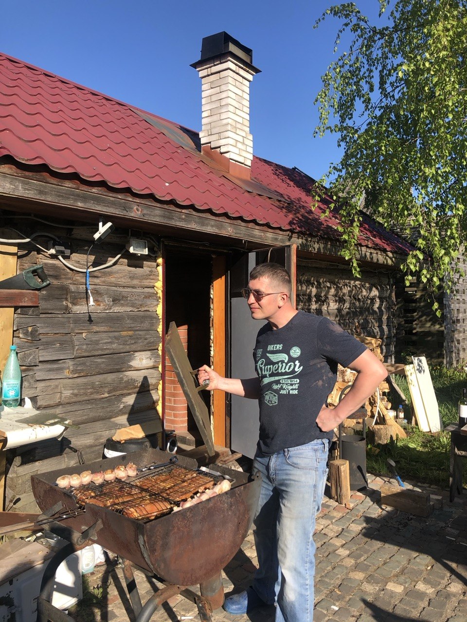 Шашлык на мангале